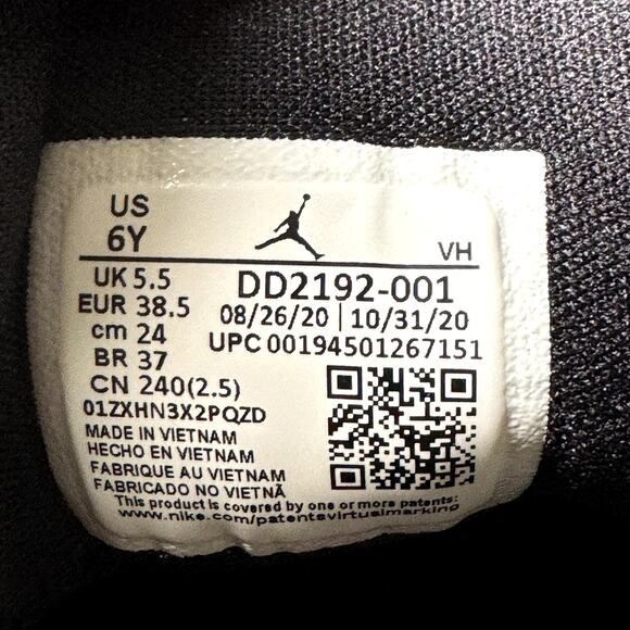 Nike Air Jordan 1 Mid SE GS All Star 2021 - Size 6 -Men's Black Trending Shoes - Picture 7 of 9